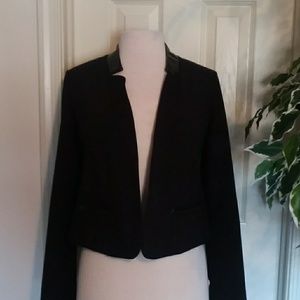 Black short Ponte blazer
